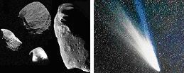 Asteroidi in komet
